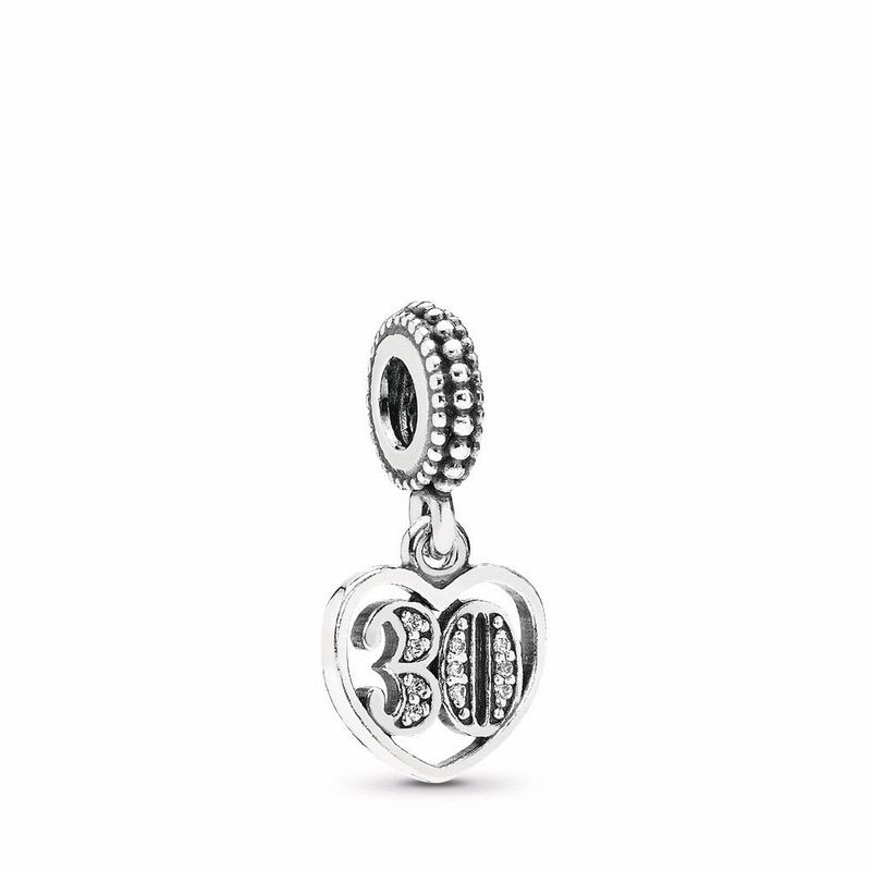 Talismane Pandora 30th Birthday Argint (rDcdXfSW)